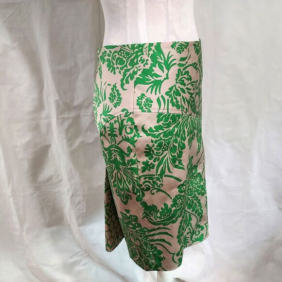 Diane Von Furstenberg Silk Nylon Skirt Womens size 4 Straight Pencil Stretch - Picture 5 of 11